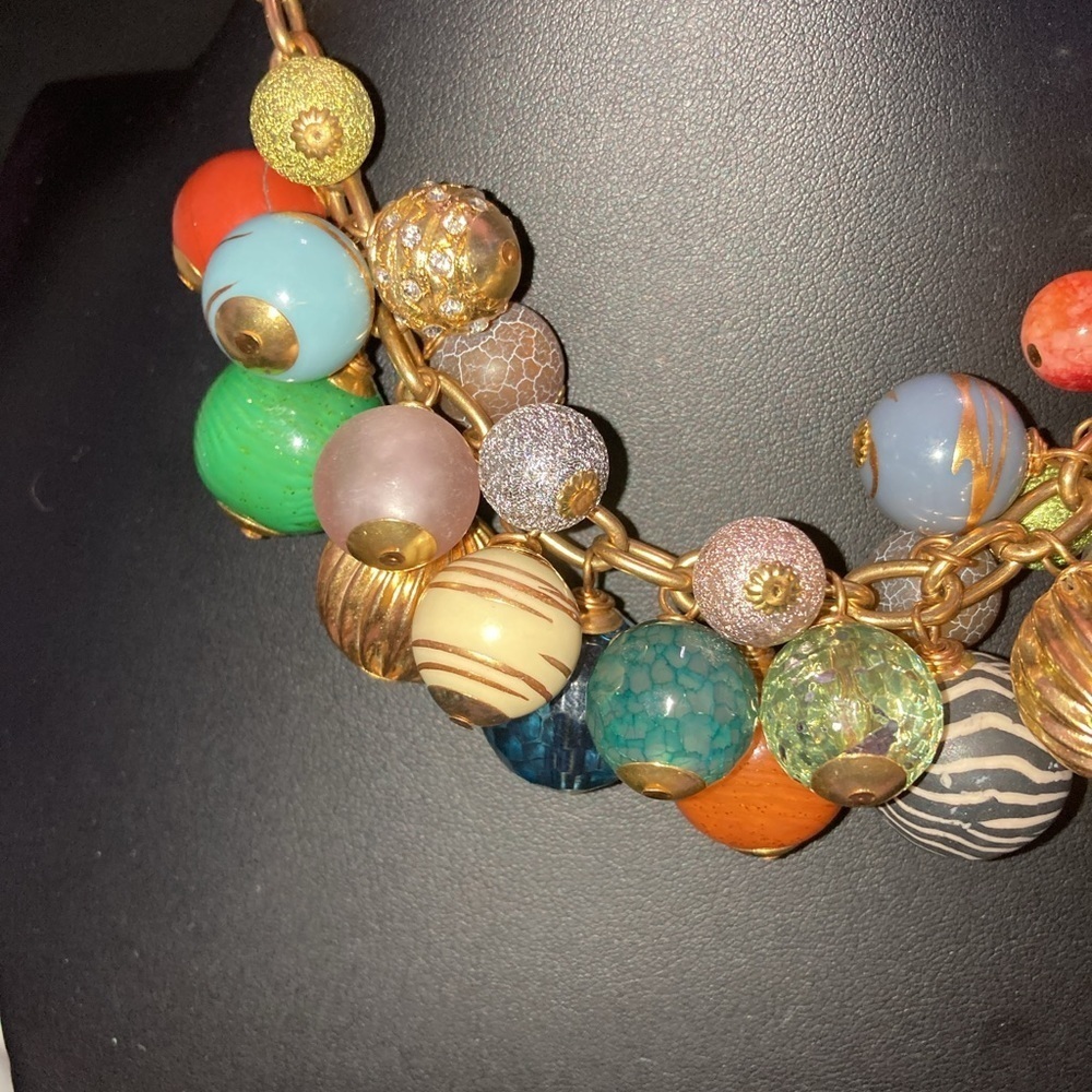 Lenora Dame BoHo chic bauble necklace - Picture 4 of 6
